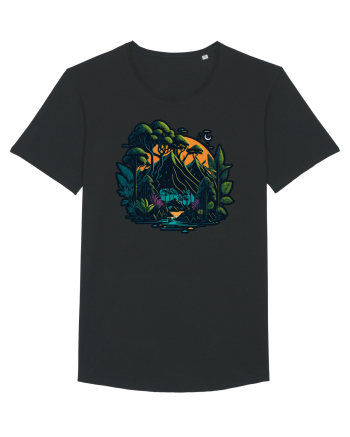 Peisaj exotic de munte  Black