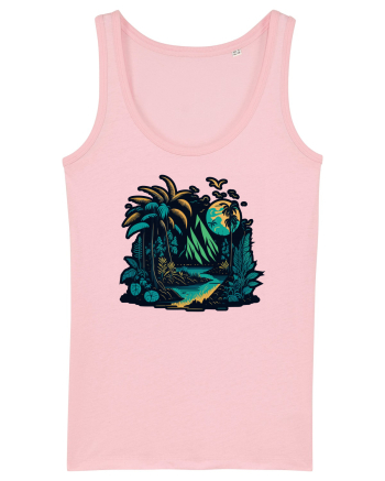 Peisaj exotic de munte #2 Cotton Pink
