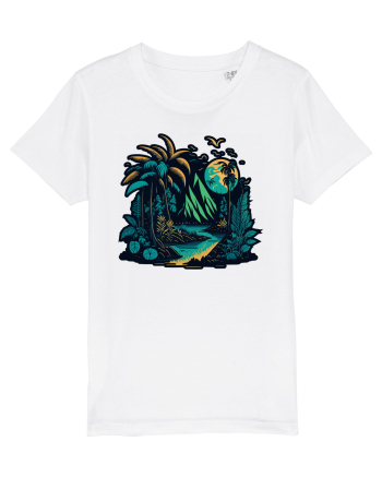 Peisaj exotic de munte #2 White