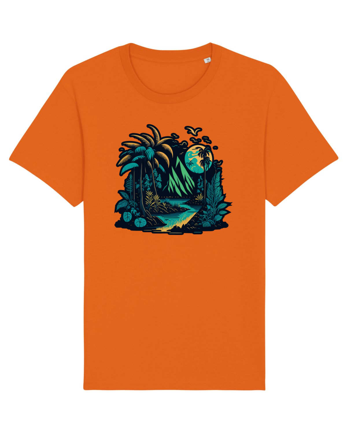Tricou mânecă scurtă Unisex Rocker Bright Orange