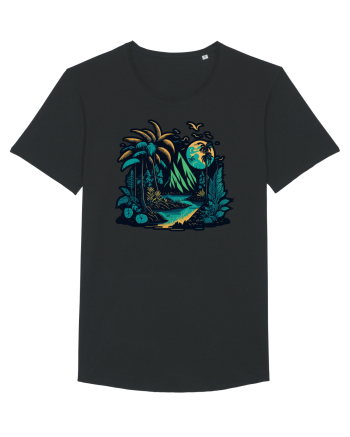 Peisaj exotic de munte #2 Black