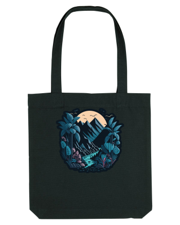 Peisaj exotic de munte #3 Black