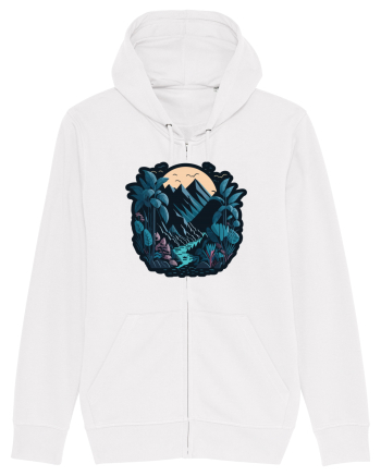 Peisaj exotic de munte #3 White