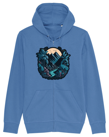 Peisaj exotic de munte #3 Bright Blue