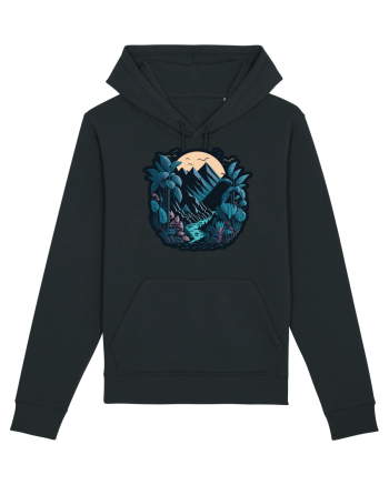 Peisaj exotic de munte #3 Black