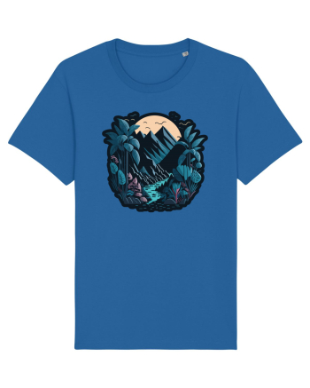 Peisaj exotic de munte #3 Royal Blue