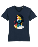 Youth yellow red blue  Tricou mânecă scurtă guler V Bărbat Presenter