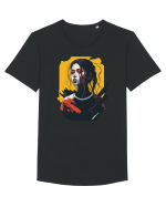 Youth yellow red  Tricou mânecă scurtă guler larg Bărbat Skater