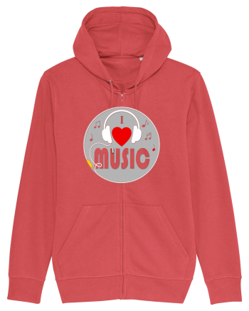 I love music Carmine Red