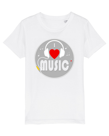 I love music White