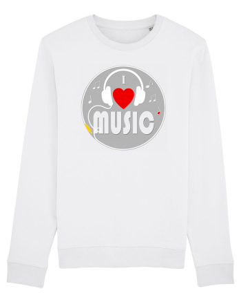 I love music White