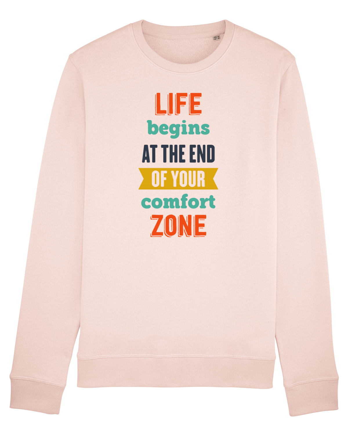 Bluză mânecă lungă Unisex Rise Candy Pink