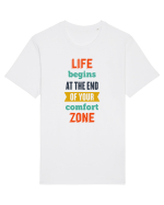 Ieși din zona de confort Tricou mânecă scurtă Unisex Rocker