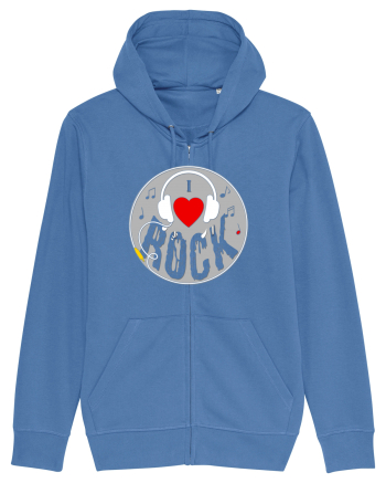I love rock Bright Blue