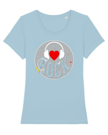I love rock Sky Blue
