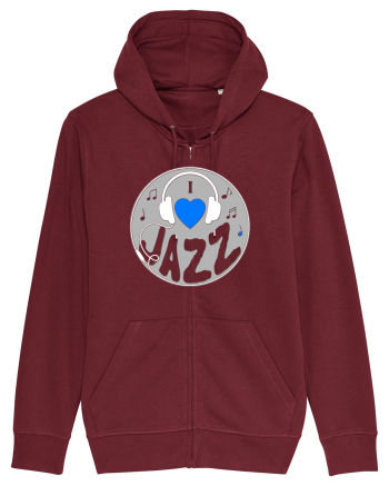 I love jazz Burgundy