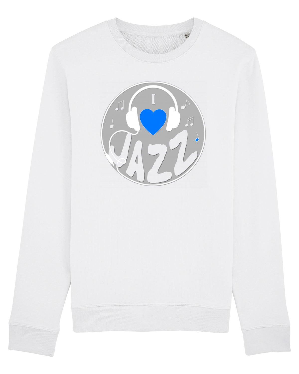 Bluză mânecă lungă Unisex Rise White