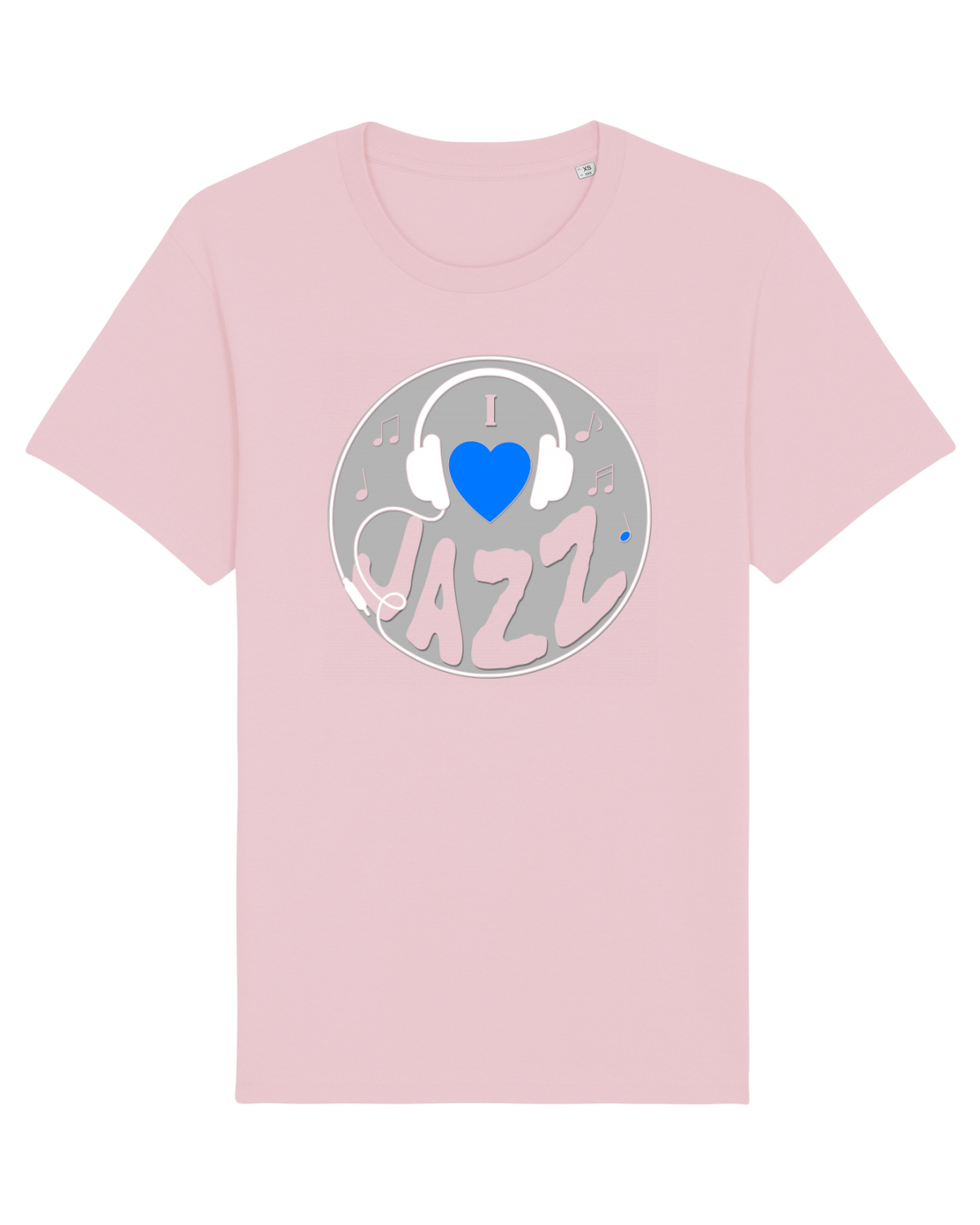 Tricou mânecă scurtă Unisex Rocker Cotton Pink