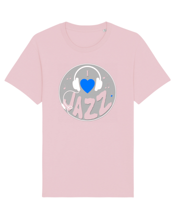 I love jazz Cotton Pink