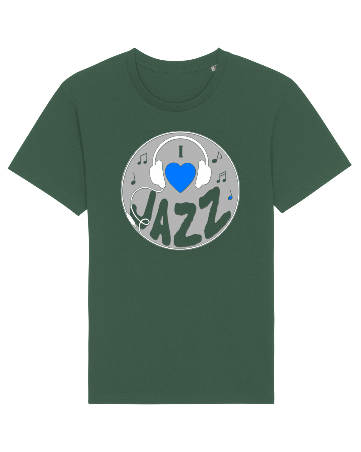 Tricou mânecă scurtă Unisex Rocker Bottle Green