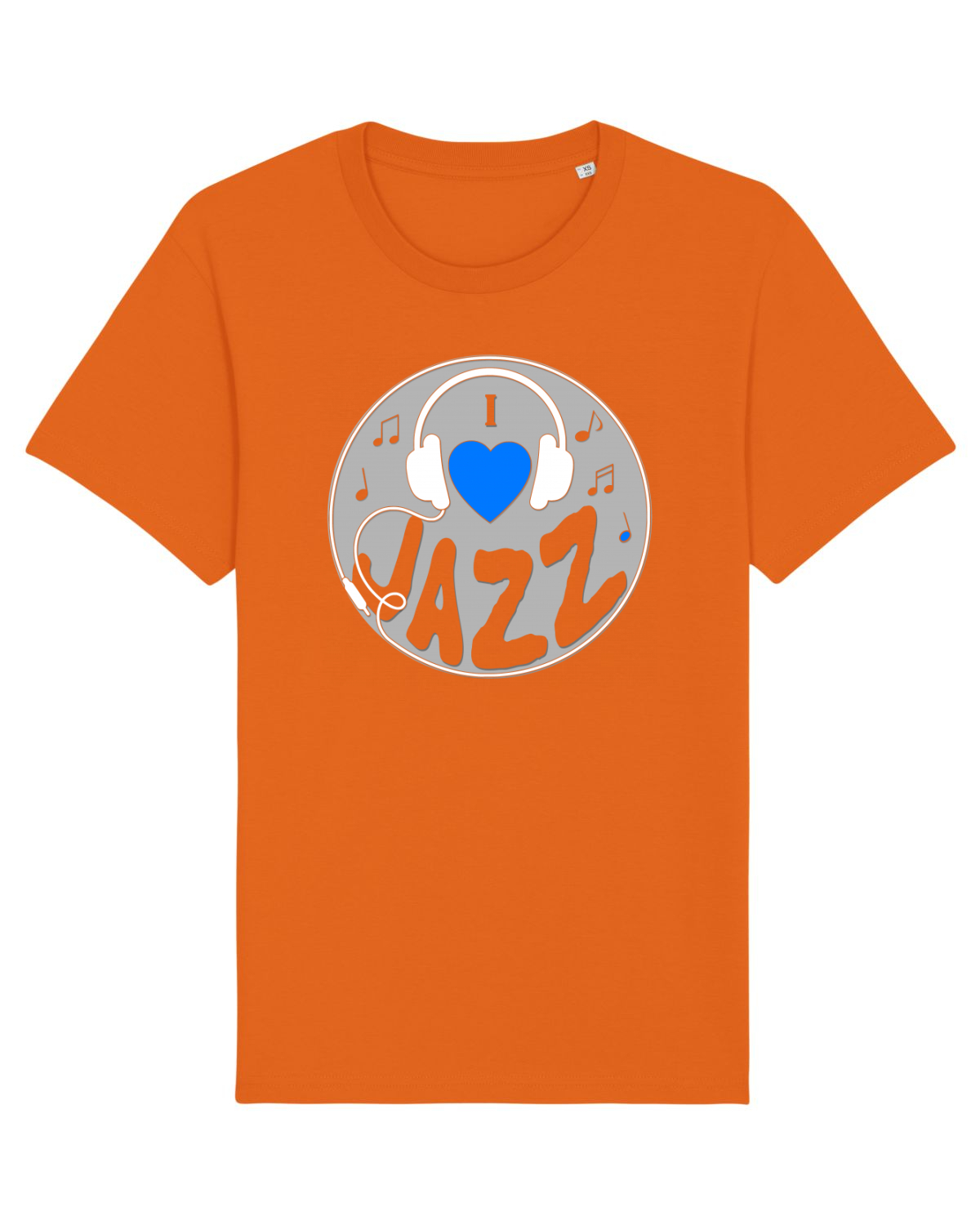 Tricou mânecă scurtă Unisex Rocker Bright Orange