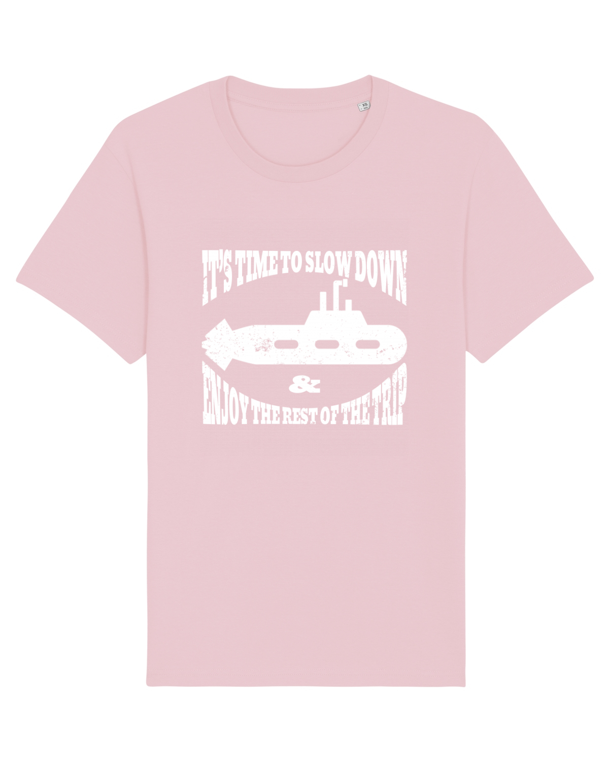 Tricou mânecă scurtă Unisex Rocker Cotton Pink