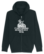 It’s time to slow down and enjoy the rest of  the trip BIKER Hanorac cu fermoar Unisex Connector