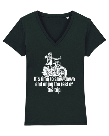 It’s time to slow down and enjoy the rest of  the trip BIKER Black