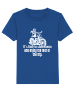 It’s time to slow down and enjoy the rest of  the trip BIKER Tricou mânecă scurtă  Copii Mini Creator