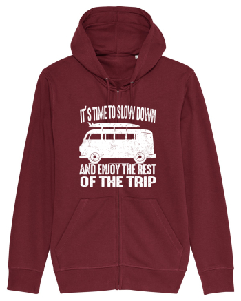 It’s time to slow down and enjoy the rest of  the trip CAMPER Burgundy