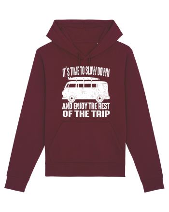 It’s time to slow down and enjoy the rest of  the trip CAMPER Burgundy