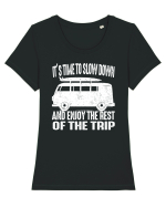 It’s time to slow down and enjoy the rest of  the trip CAMPER Tricou mânecă scurtă guler larg fitted Damă Expresser