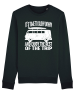 It’s time to slow down and enjoy the rest of  the trip CAMPER Bluză mânecă lungă Unisex Rise