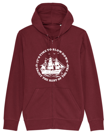 It’s time to slow down and enjoy the rest of  the trip SAILING BOAT Burgundy