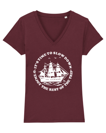 It’s time to slow down and enjoy the rest of  the trip SAILING BOAT Burgundy