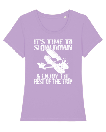 It’s time to slow down and enjoy the rest of  the trip VINTAGE PLANE Lavender Dawn