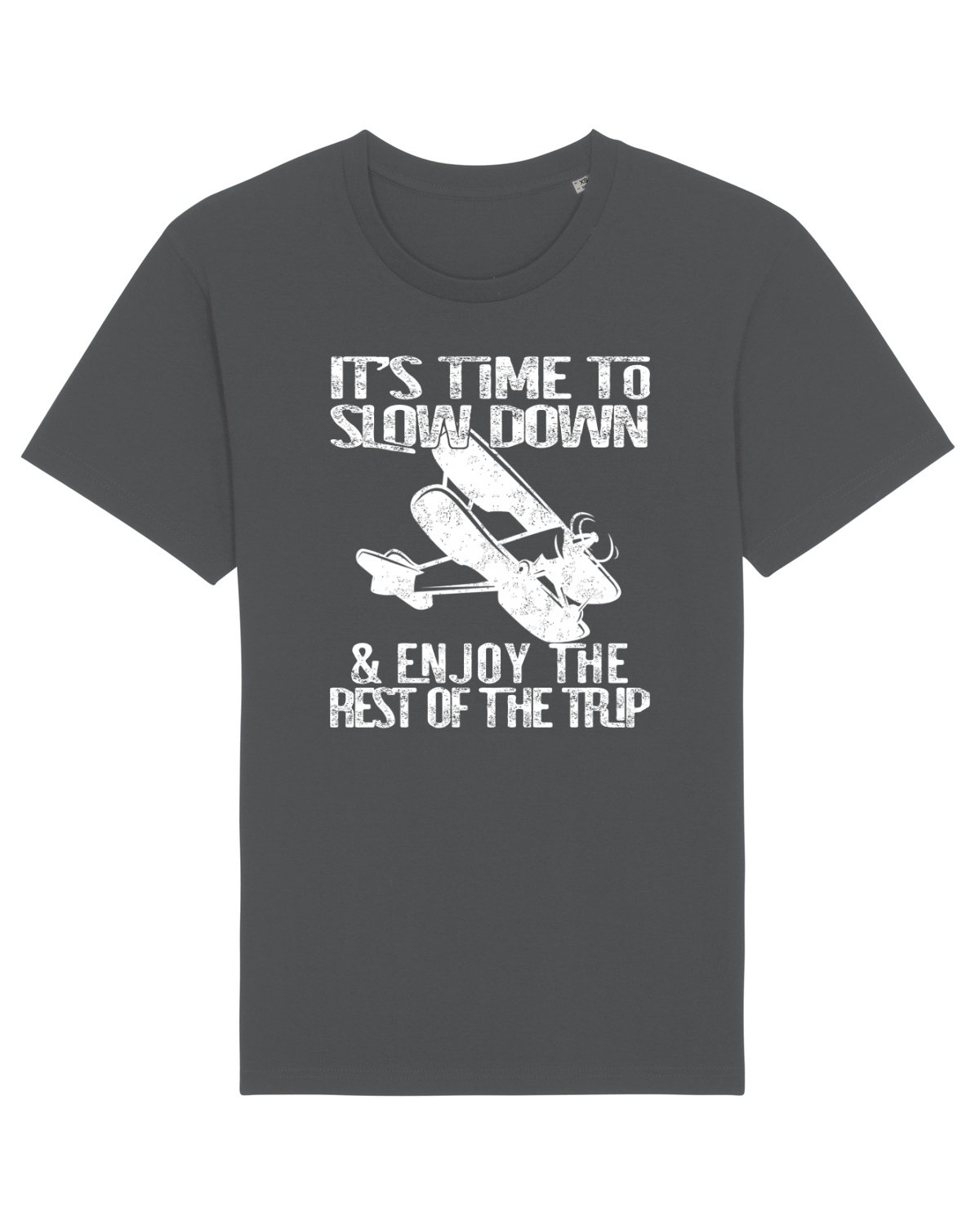Tricou mânecă scurtă Unisex Rocker Anthracite