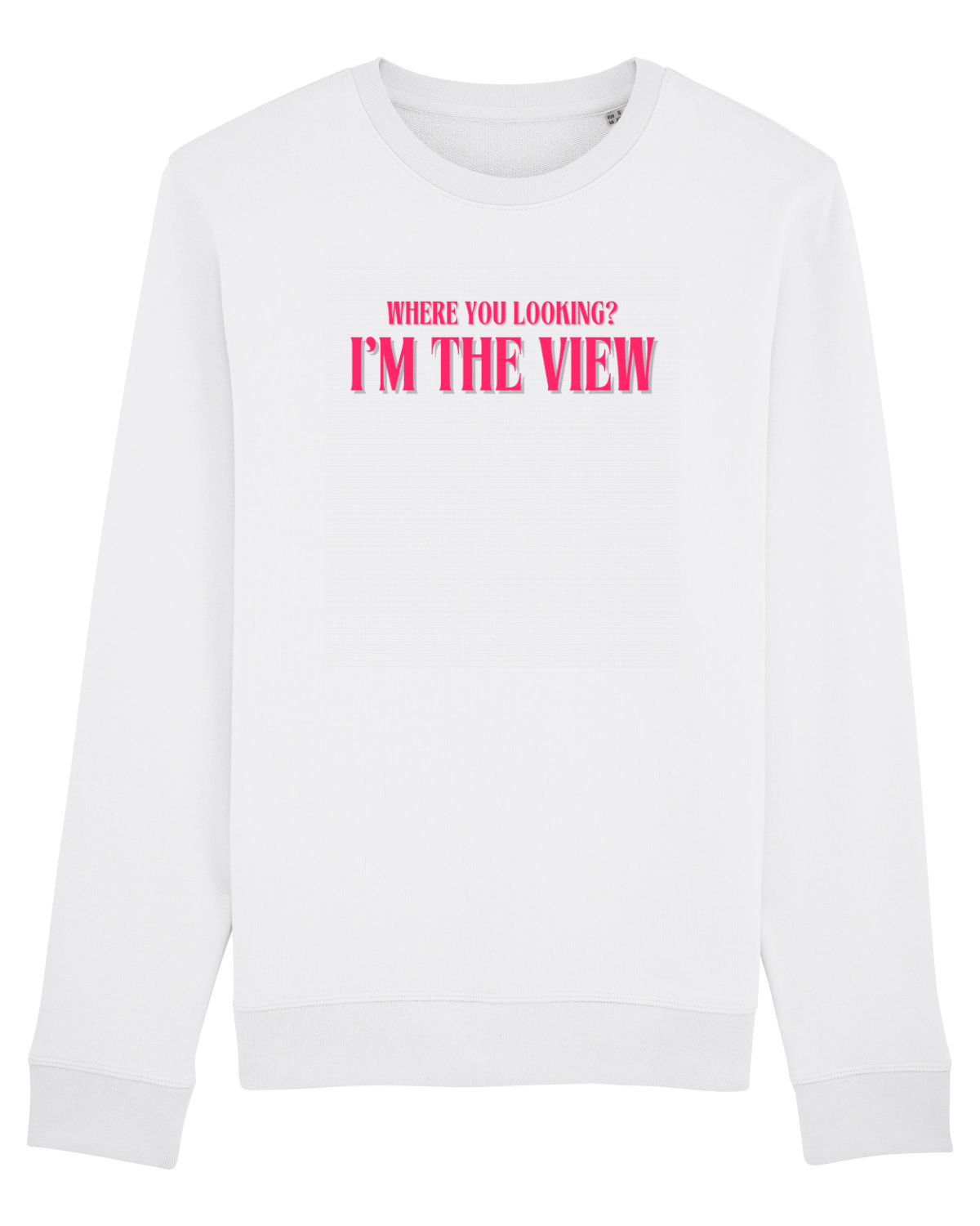 Bluză mânecă lungă Unisex Rise White