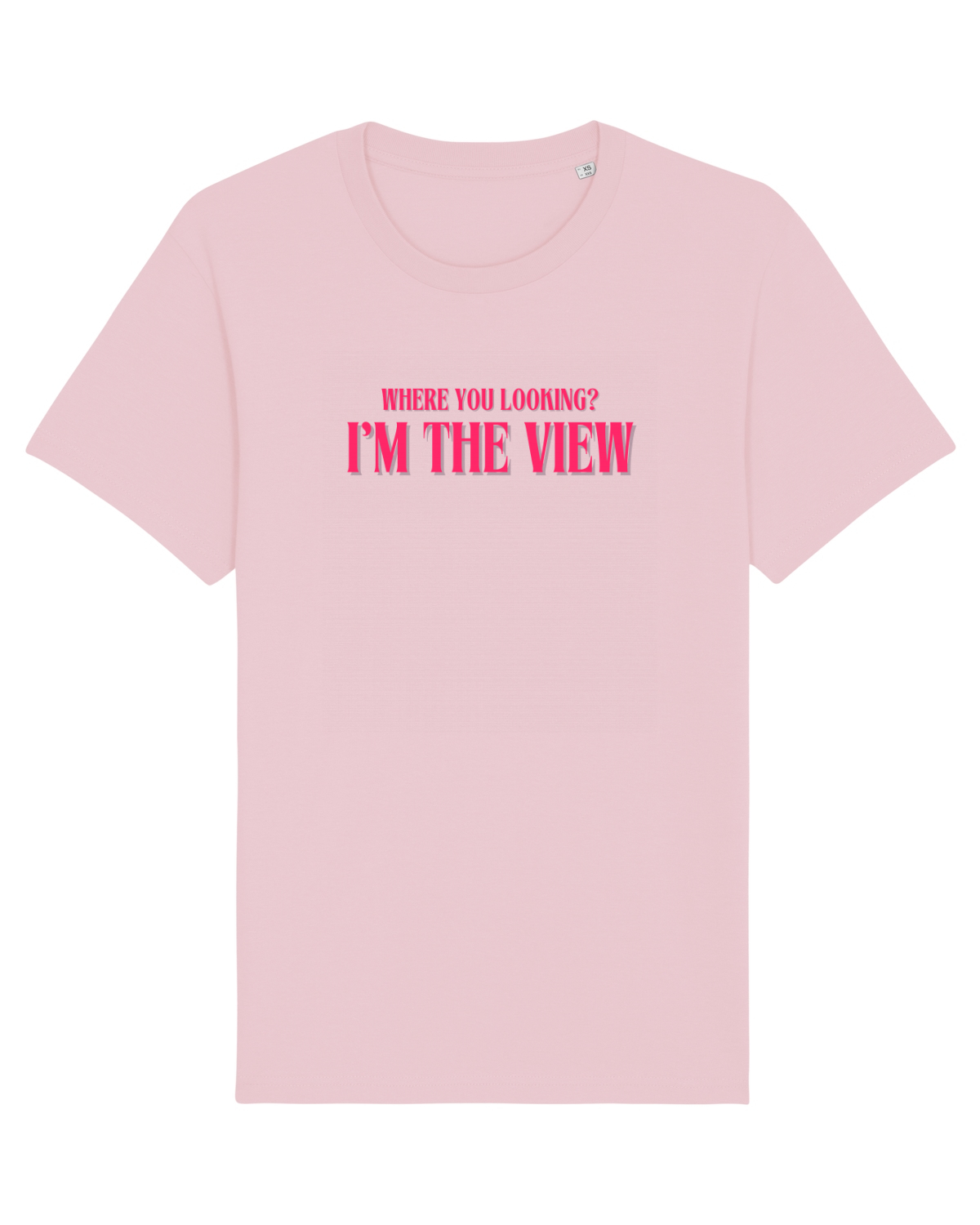 Tricou mânecă scurtă Unisex Rocker Cotton Pink