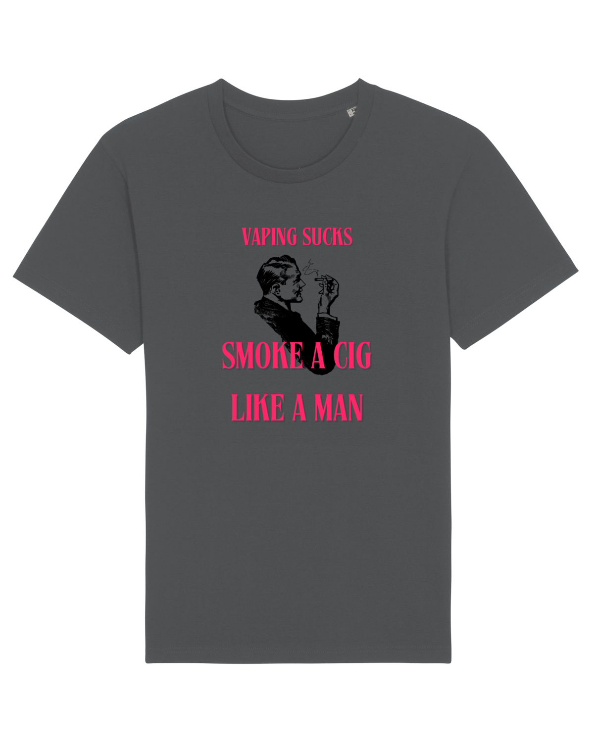 Tricou mânecă scurtă Unisex Rocker Anthracite