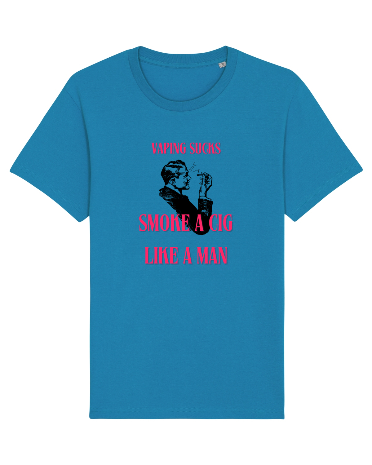 Tricou mânecă scurtă Unisex Rocker Azur