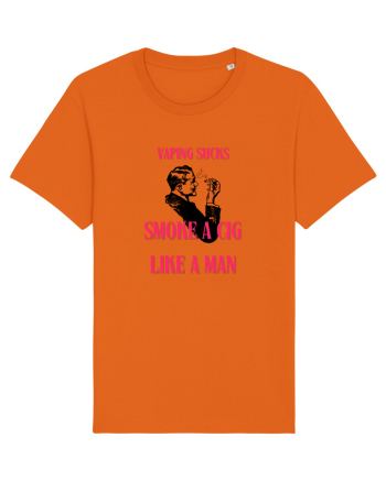VAPING SUCKS Bright Orange