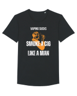 VAPING SUCKS Tricou mânecă scurtă guler larg Bărbat Skater