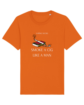 VAPING SUCKS Bright Orange