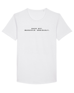 BACK OFF Tricou mânecă scurtă guler larg Bărbat Skater
