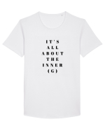 IT S ALL ABOUT THE INNER G Tricou mânecă scurtă guler larg Bărbat Skater