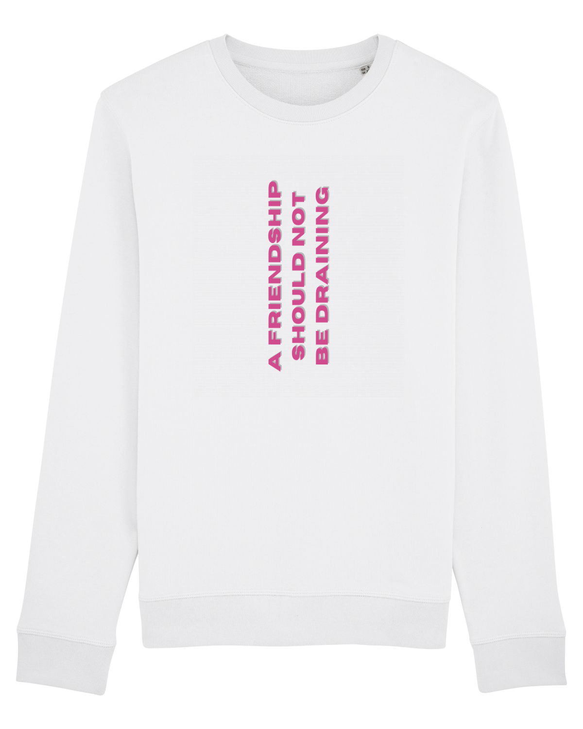 Bluză mânecă lungă Unisex Rise White