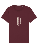 A FRIENDSHIP SHOULD NOT BE DRAINING Tricou mânecă scurtă Unisex Rocker