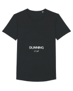 RUNNING IT UP Tricou mânecă scurtă guler larg Bărbat Skater