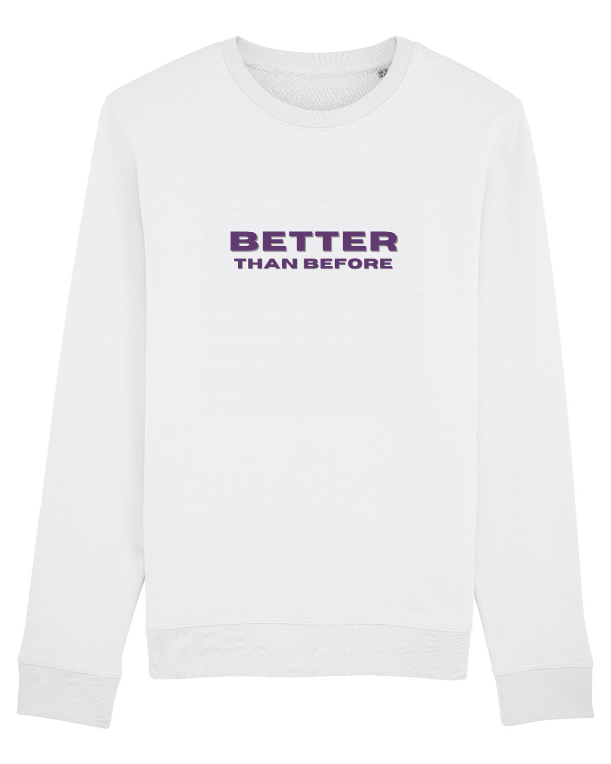Bluză mânecă lungă Unisex Rise White